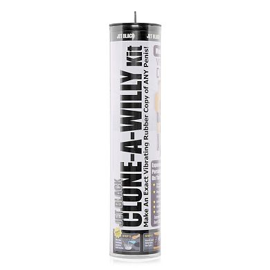 Clone-A-Willy Kit - Jet Black, 6-teilig