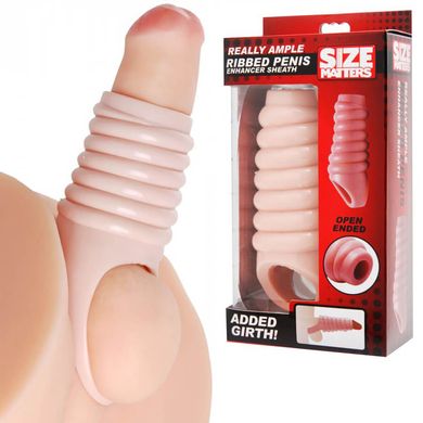 Ribbed Penis Enhancer Sheet - Penismanschette