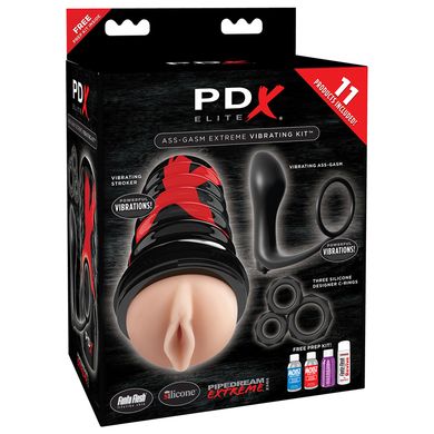 Lustmuschi Pipedream Extreme - Ass-Gasm Extreme Vibrating Kit