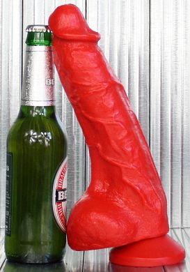 26 x 6 cm Dildo Fabio red