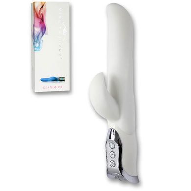 27 x 4 cm Vibrator Vibe Therapy Grandiose white