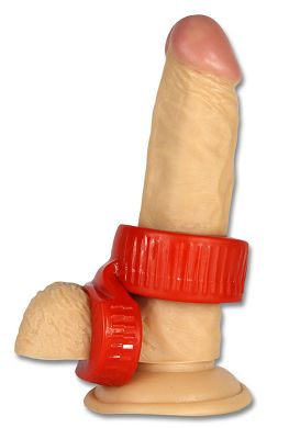 Silikon Cockring Zizi - TRAINER red