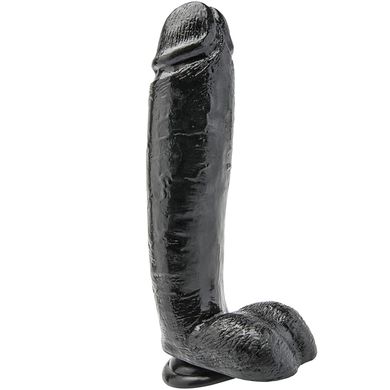 27 x 6 cm ToyJoy Get Real Dildo 10 inch with balls black