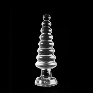 Dildo Weihnachtsbaum transparent 15,5 x 2-6 cm