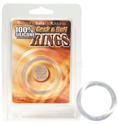 100% Silicone Cock & Ball Rings  40mm