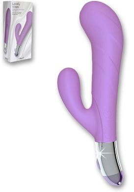 20 x 4 cm Vibrator Mae B Lovely Vibes G-Spot Twin Vibe purple