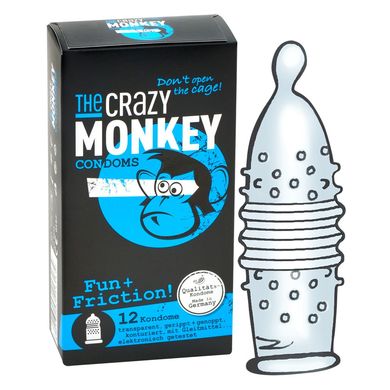 crazy monkey Fun + Friction Kondome 12er