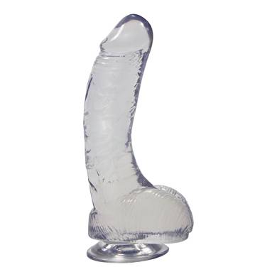 Transparente Dildo - Clearstone Luminous