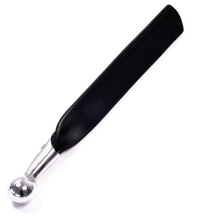 Leder Paddel mit Metallgriff