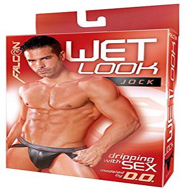 Falcon Wet Look Jock schwarz, X-Large