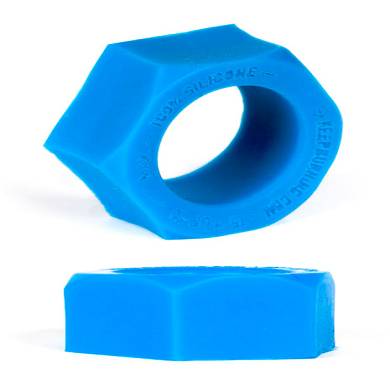 Burning Wheels 100% Silikon Cockring CK06 Blau