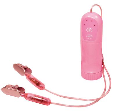 Nippel-Klemmen vibrierend PINK