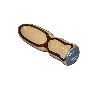 M&M Wood Production Holzpowerbank Thor im Dildodesign. zweifarbig. 1 Stück