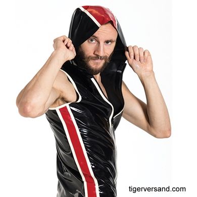 Original from MB Mister B Rubber Sleeveless Hoodie