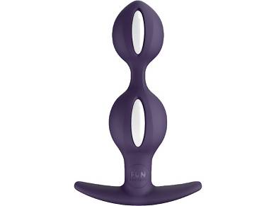 FUNFACTORY B Balls Duo White Dark Violett Anal Toy