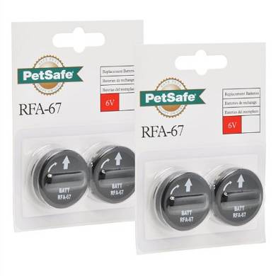 4er Pack Batterie Modul RFA-67D RFA 67D 67 D für Petsafe