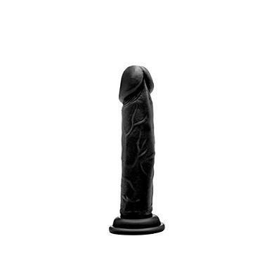 RealRock by Shots Realistic Cock - 8 inch - Dildo mit Saugfuß - schwarz - circa 200 