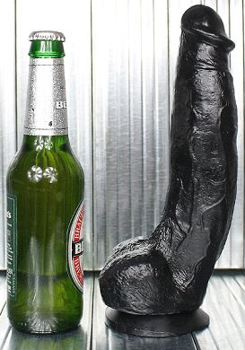 25 x 6 cm Dildo Orlando black
