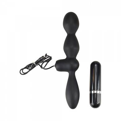 Menzstuff - Analvibrator 2 in 1 - in Schwarz