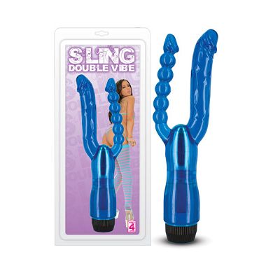 T4L Sling Double Vibe Vibrator, 23 x 2,5 cm