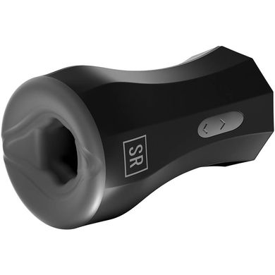 Sir Richards - Control - Silicone Twin Turbo Stroker black - Akku Power