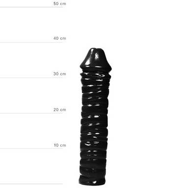 Extra groer Dildo in Schwarz