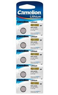 4x CR1220 Lithium Knopfzelle 3V Camelion Blister
