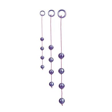 Crystalline Beads, Purple, Medium