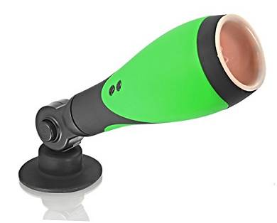 Deluxe Oral Masturbator für Männer. "Green Hornet" aus Silikon mit 30