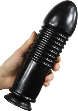27 x 7,3 cm ANALE GRANDE Dildo MIGHTY RIPPPLE black