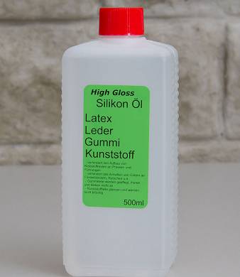 500ml Silikonöl LATEX Leder Kunststoff Gummi Pflege+Schutzmittel Latexpflege