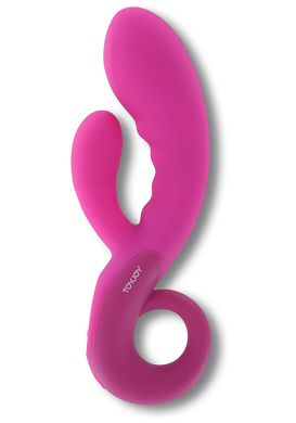 18 x 3,5 cm Vibrator Toyjoy Supreme Rabbit rechargeable pink