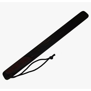 Ebenholzpaddle mit Ledergriff
