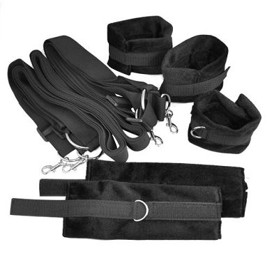 Yahee365 Handfesseln Bondage & SM Spielzeug Set Fesseln Fussfesseln Bettfixierung . Be