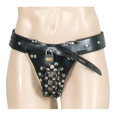 Harness Dildo aus Leder