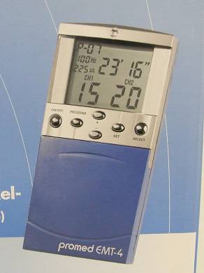 promed-EMT-4-TENS-Geraet, 3 in 1 Kombi Tens/EMS/Wellness Tensgerät
