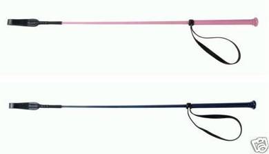 PEITSCHE GERTE SPRINGGERTE mit Handschlaufe Blau Rot Pink SEHR ELASTISCH NEU