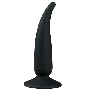Analdildo aus Silikon mit Saugnapf