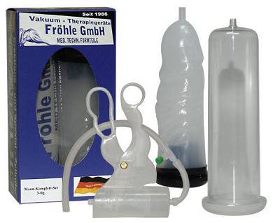 Fröhle Vakuumpumpen Penispumpe Komplett Set für Potenz