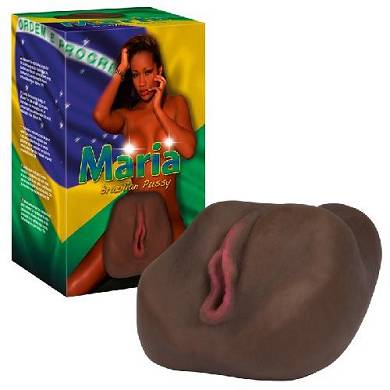 Masturbator mit Vaginaffnung - Braun