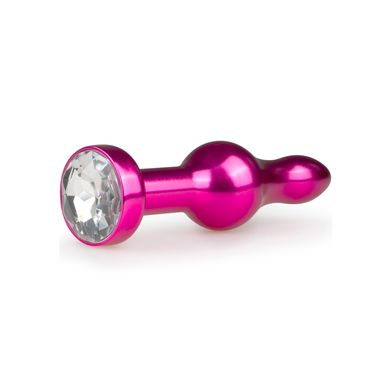 10,5 x 2,6 cm Crystal Buttplug Sphere pink