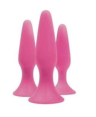 NS Novelties Sliders - 3 pieces Trainer Kit Analplug - rosa