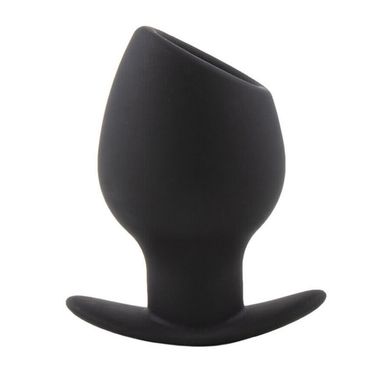 11 x 3,5 - 6,8 cm HoleMax - Chalice - Silicone Tunnel Plug xtralarge black