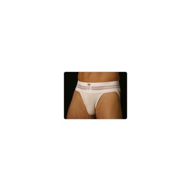 Bike Jockstrap Herren-Slip Nummer 10 Retro-Jock. Größe M. weiß
