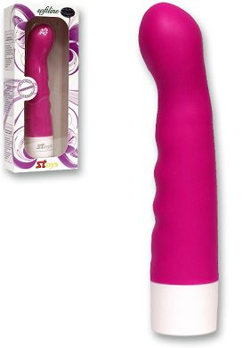 18,5 x 3,5 - 4 cm G-Punkt-Vibrator wasserdicht 12 Speed pink