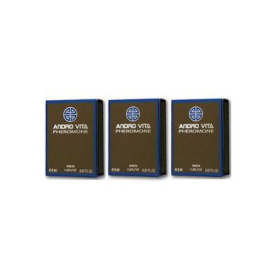 3 x 2ml ANDRO VITA MEN Pheromone, Parfum duftneutral