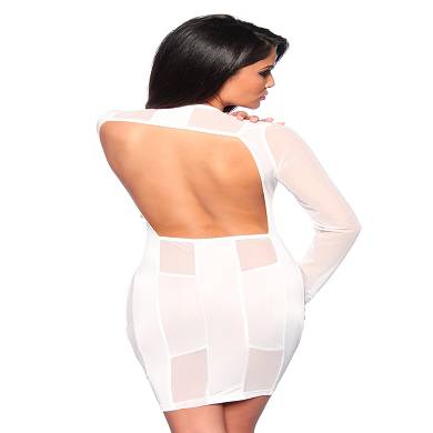 Clubkleid mit Netzeinstzen