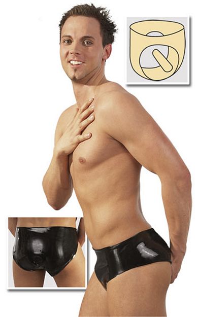 Latex Herren-Slip M/L