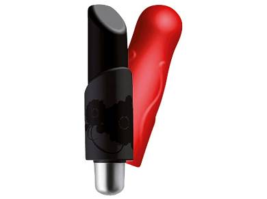 Joydivision Micro-Set Ladylike Schwarz + Rot Vibrator