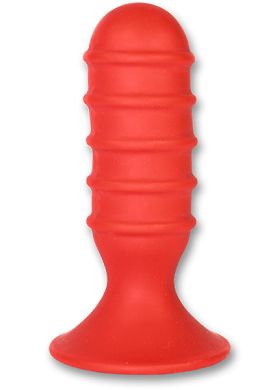 ass-jacker---silikon-buttplug---rot---10cm